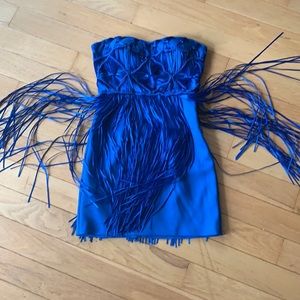 Bebe blue mini dress